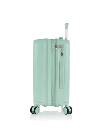 Heys Pastel 4 Rollen Kabinentrolley S 53 cm mit Dehnfalte in mint