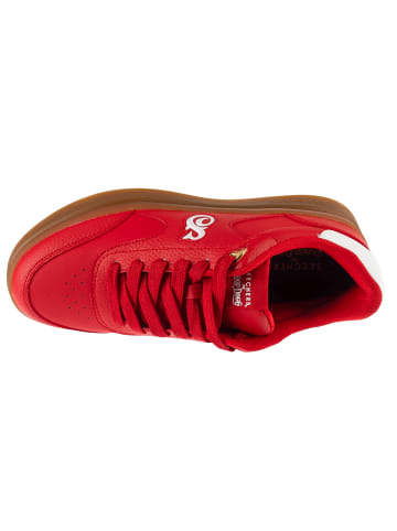 Skechers Skechers Duraleather Lace Up Snoop Cupsole Sneaker in Rot