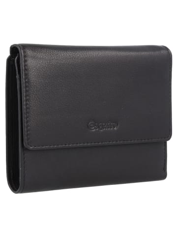 Esquire Viktoria Geldbörse RFID Leder 12 cm in schwarz