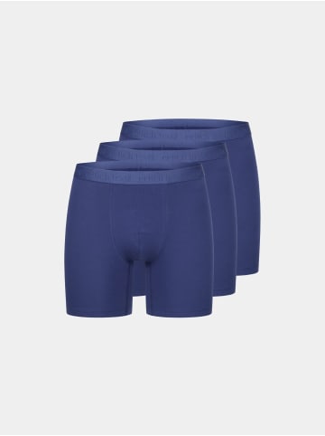 Erlich Textil  CASUAL COTTON LANGE PANTS IM 3er PACK in nachtblau