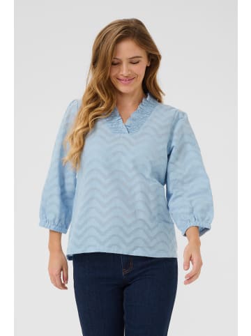 Kaffe Langarm-Bluse KAvictoria in Soft Chambray