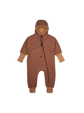 pure pure by BAUER Wagenanzug aus Wollwalk in haselnuss