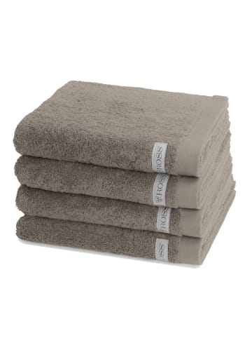 Ross 4 X Handtuch - im Set Sinfonie in Taupe