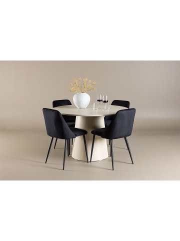 ebuy24 Essgruppe Lanzo Whitewash 120 x 120 cm