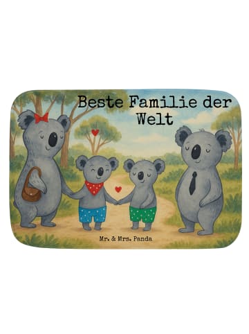 Mr. & Mrs. Panda Badevorleger Koala Familie zwei Design mit Spruch in Weiß