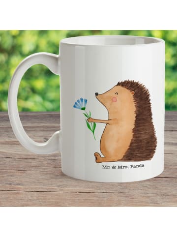 Mr. & Mrs. Panda Kinderpott Igel Blumen ohne Spruch in Weiß