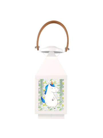 Mr. & Mrs. Panda Windlicht Outdoor Einhorn Mann ohne Spruch in Transparent