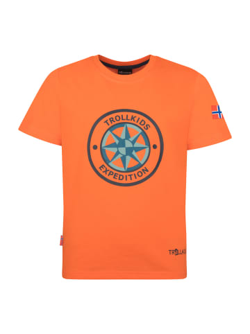 Trollkids Funktionsshirt Windrose in chestnut