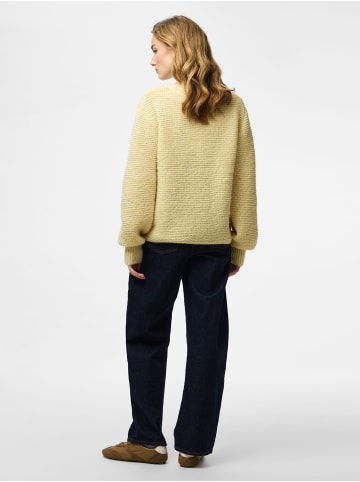 Pieces Strickpullover in French Vanilla