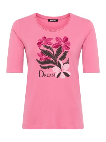 Olsen Shirt Edda in fuchsia mehrfarbig - 0001