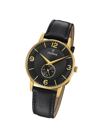 Festina Analog-Armbanduhr Festina Klassik schwarz mittel (ca. 36mm)