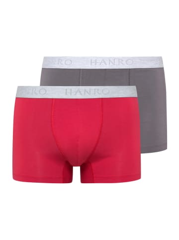 Hanro Retroshorts Cotton Essentials in amaranth/mercury