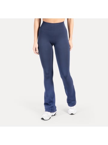 SMILODOX Schlaghose Leggings Aylin Scrunch in Dunkelblau