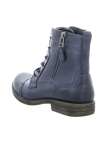 2GO FASHION Schnürstiefeletten in Blau