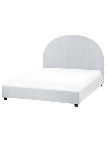 Beliani 3-tlg Doppelbett VAUCLUSE in Blau
