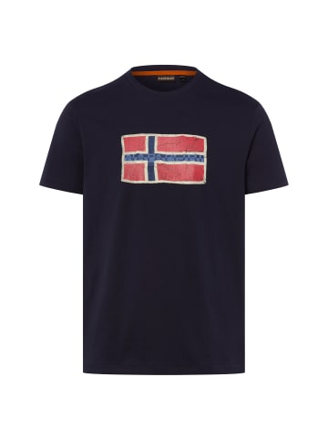Napapijri T-Shirt Mahsa in marine rot