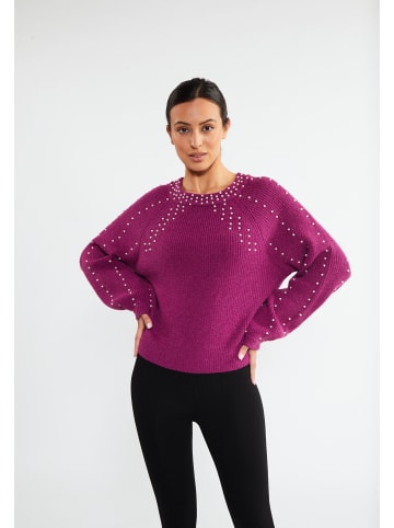 faina Strickpullover in Fuchsia