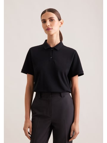 Seidensticker Polo Regular in Schwarz