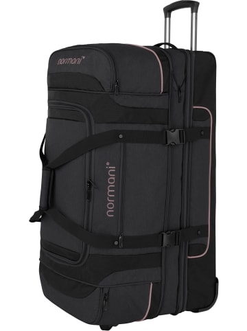 normani Reisetrolley 120-150 L Gigaro in Schwarz/Rosa