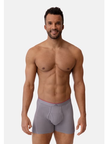 DANISH ENDURANCE Boxershorts Bamboo Trunks w/ fly in black_red_grey_white