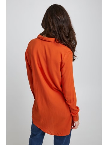 ICHI Langarmbluse IHMAIN SH2 - 20114754  länger geschnittene Bluse in Rot