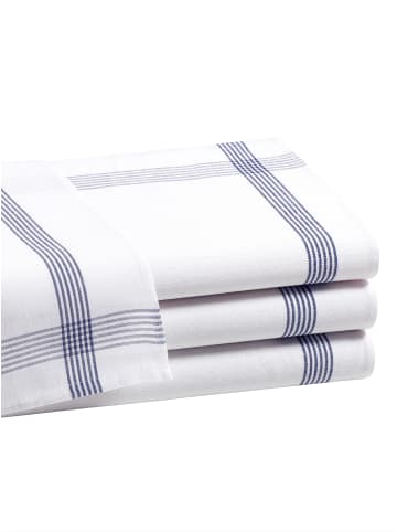 WITT WEIDEN Geschirrtücher in dunkelblau-gestreift