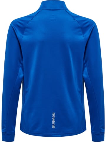 Newline Sweatshirt Mit Kurzem Reißverschluss Kids Core Midlayer in TRUE BLUE