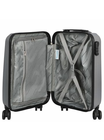 Check.In Aurora - 4-Rollen-Kabinentrolley 54 cm (limettengrün) in anthrazit