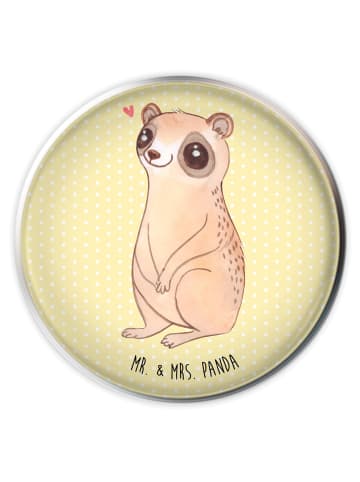 Mr. & Mrs. Panda abfluss stöpsel Plumplori Glücklich ohne Spruch in Gelb Pastell