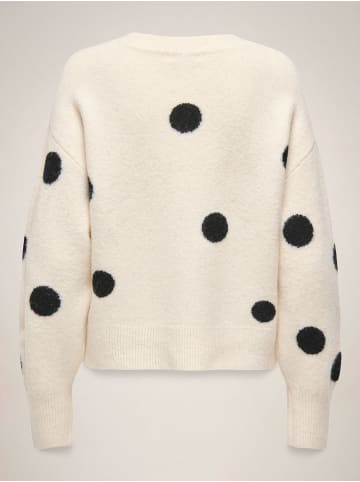 JDY Strickpullover in Cloud Dancer