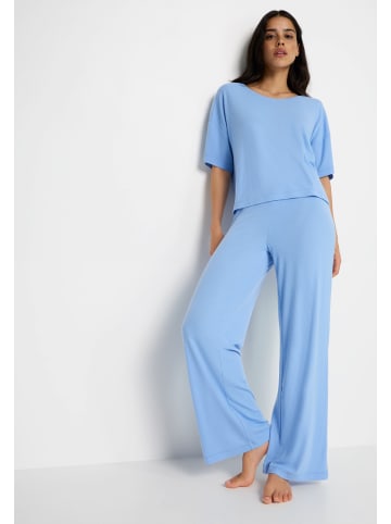 LSCN BY LASCANA Pyjama in rauchblau