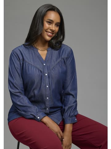 Laura Scott Schlupfbluse in dark blue washed
