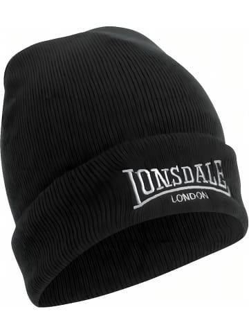 Lonsdale Mütze "Dundee" in Schwarz