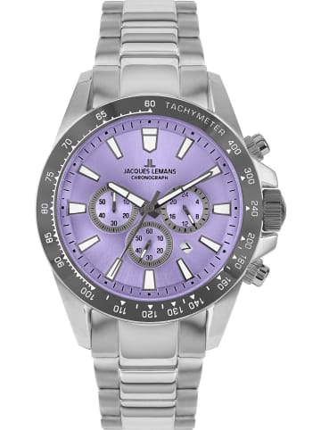 Jacques Lemans Uhr in Violett