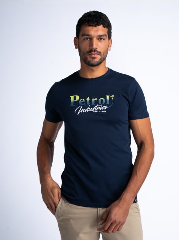 Petrol Industries T-Shirt mit Aufdruck Summerdrive in Blau