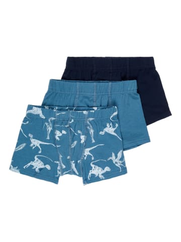 name it Jungen 3er-Pack Unterwäsche mit Dino Motiv in Blau