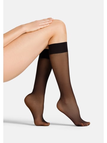 camano Kniestrümpfe 6er Pack black