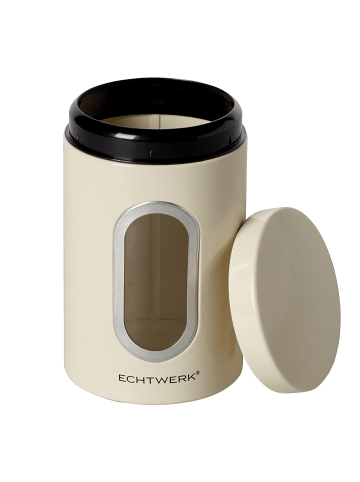 Echtwerk 1 er-Set Metall Vorratsdose 14 l in Creme