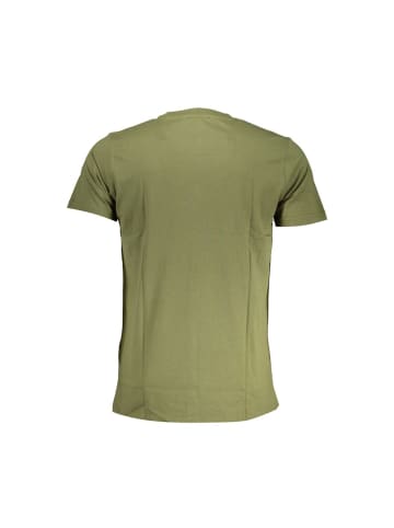 cavalli CLASS Grünes Baumwoll-T-Shirt