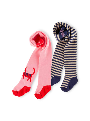 Sigikid Strumpfhosen 2er wild cat in pink