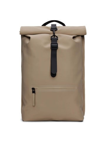 RAINS Rolltop - Rucksack 16" 48 cm (body) in beige