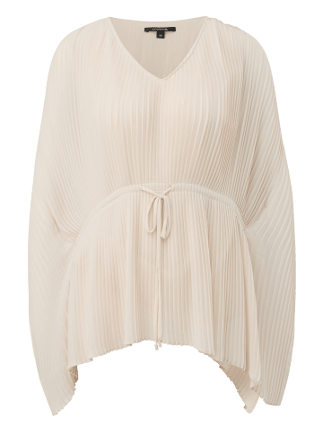 comma Bluse ärmellos in Beige