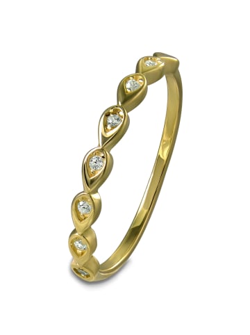 GoldDream Goldring 333 Gelbgold - 8 Karat Drops Größe 60 (19,1) Ringe