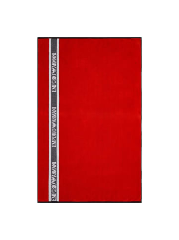 Emporio Armani Strandtuch in Rot