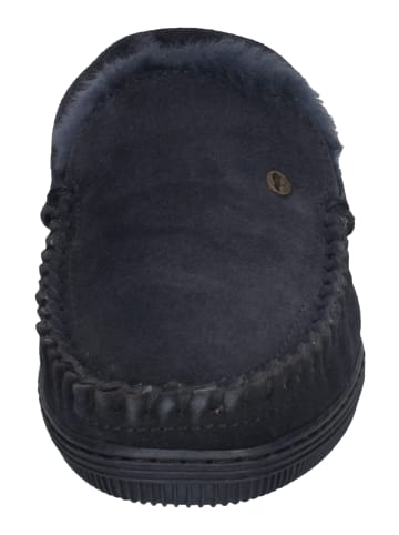 Warmbat Hausschuhe Grizzly Suede GRZ4410-45 in blau