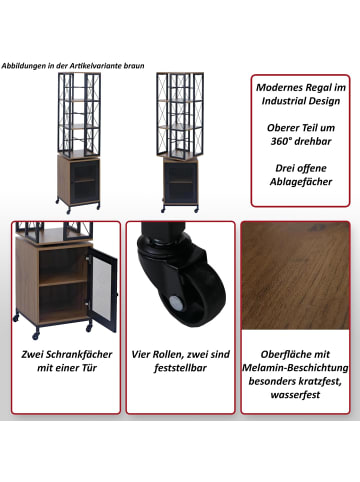 MCW Bücherregal P13, Schwarz