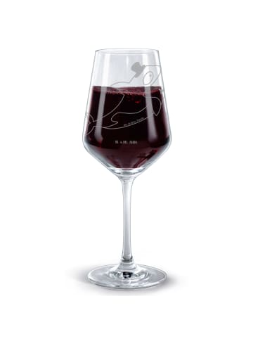 Mr. & Mrs. Panda wein glas Orca Zylinder ohne Spruch in Transparent