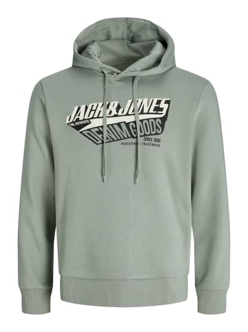 JACK & JONES PLUS Kapuzenpullover in Iceberg Green