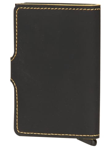 Secrid Geldbörse Miniwallet Matte in Black-Ochre