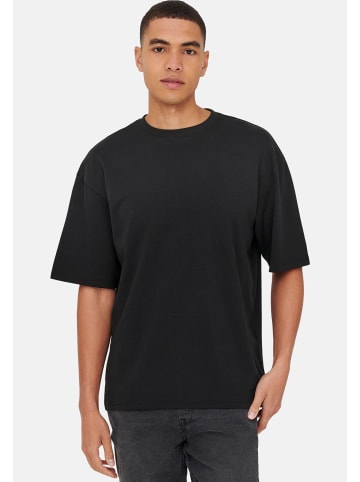 ONLY & SONS T-Shirt Caspian in Schwarz / grün